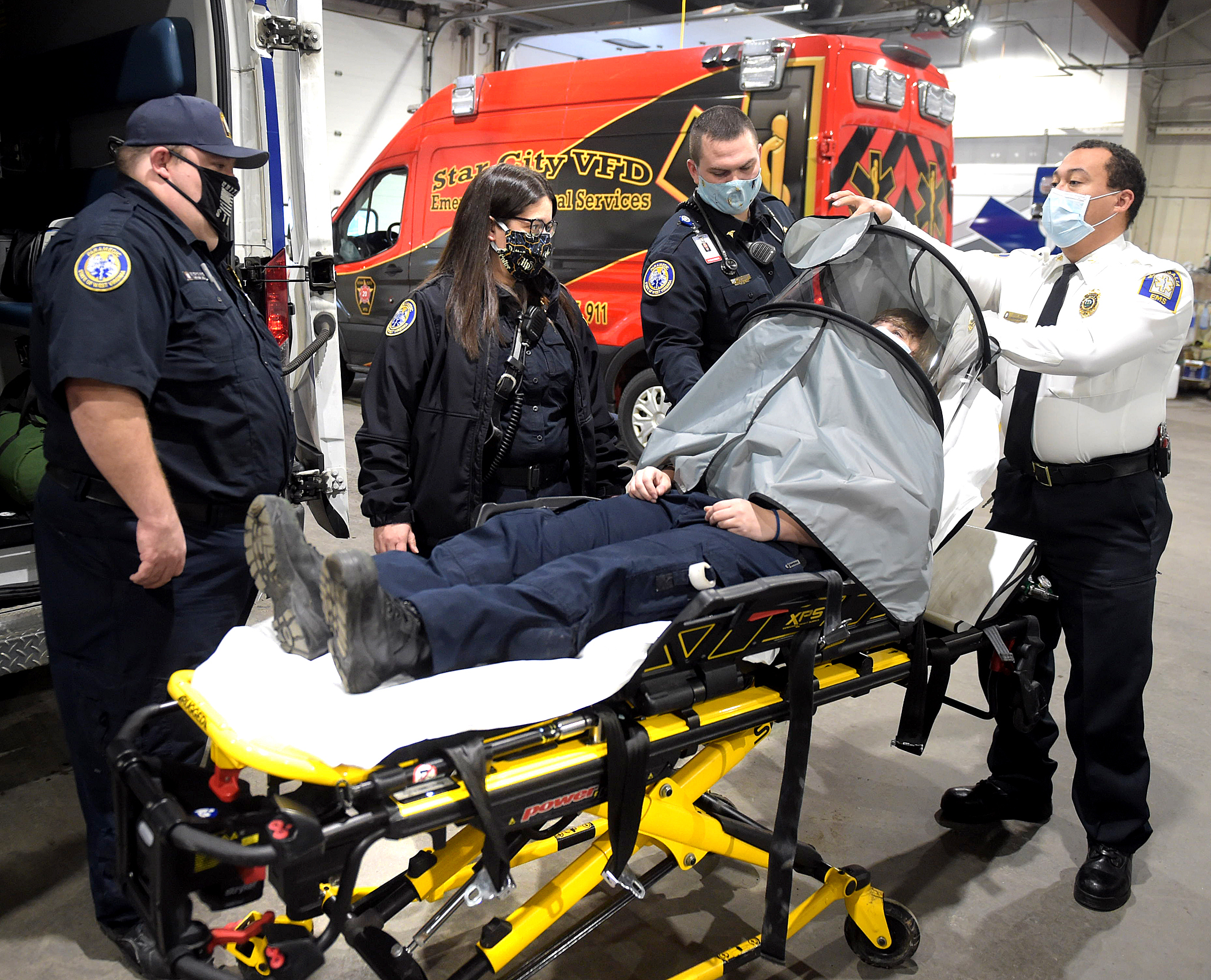 Hero's Pay funds EMS COVID supplies